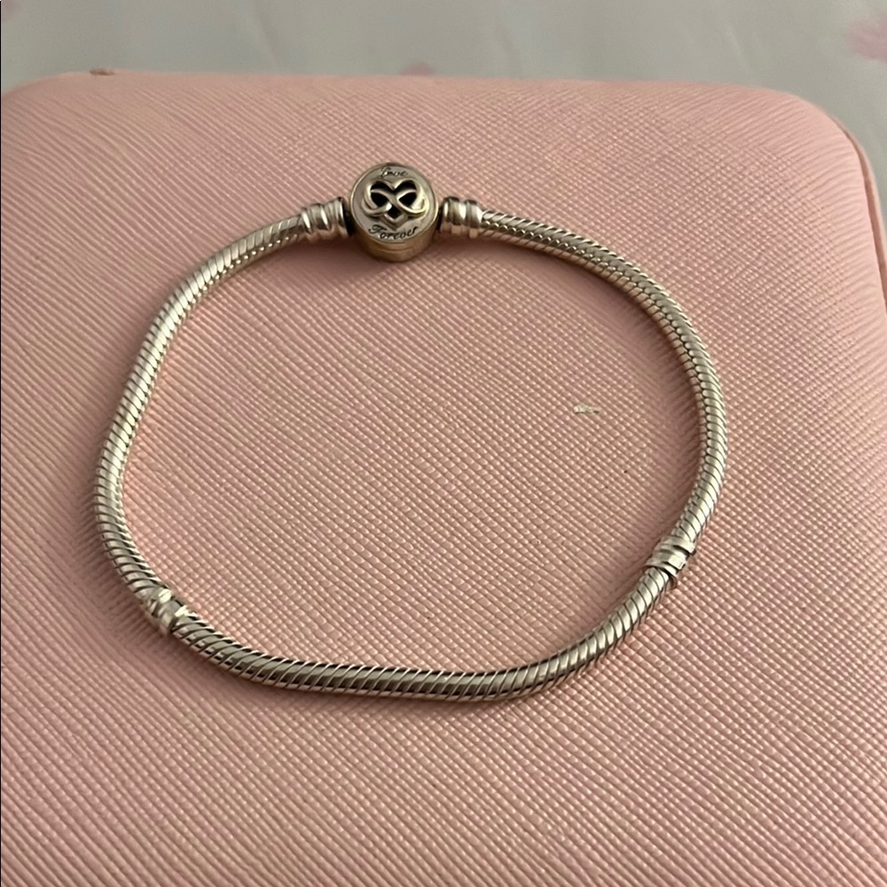 “love forever” charm bracelet from Pandora